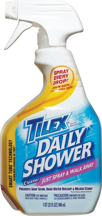 Tilex 01299 Shower Cleaner, 32 oz, Bottle, Liquid, Citrus, Floral, Fruity, Clear Yellow :EA: QUANTITY: 1