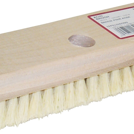 DQB 11642 Acid Scrub Brush, 8 in Brush, 1-1/16 in Trim :EA: QUANTITY: 1