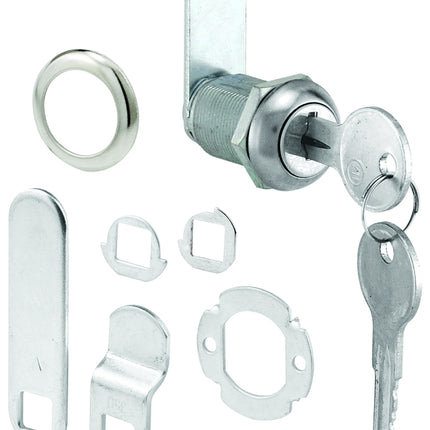 Defender Security U 9943KA Lock, Cam, Keyed Lock, Y13 Yale Keyway, Stainless Steel, Chrome :CD: QUANTITY: 1