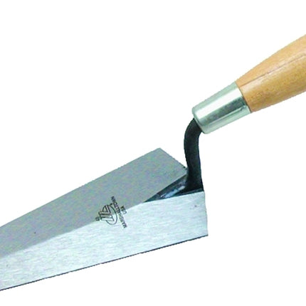 Marshalltown 48 Gauging Trowel, 7 in L Blade, 3-3/8 in W Blade, HCS Blade, Wood Handle :EA: QUANTITY: 1