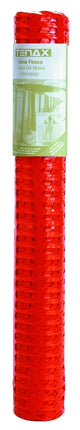 Mutual Industries 14973-50 Snow Guard Fence, 50 ft L, 1-1/2 x 2-3/4 in Mesh, Plastic, Orange :ROLL: QUANTITY: 1