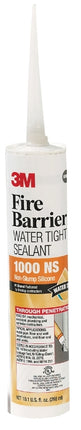 3M 1000 NS Fire Barrier Sealant, Light Gray, 10.1 oz Cartridge :EA: QUANTITY: 1