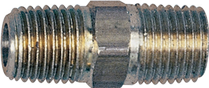 Tru-Flate 21-505 Air Line Coupling, 1/4 in, MNPT, Brass :CD 1: QUANTITY: 1