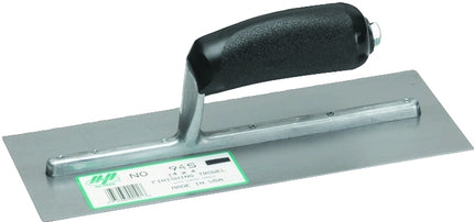 Marshalltown FT144P Finishing Trowel, 14 in L Blade, 4 in W Blade, Steel Blade, Curved Handle, Plastic Handle :EA: QUANTITY: 1