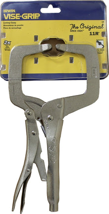 Irwin 19 C-Clamp, 4 in Max Opening Size, Steel Body :EA: QUANTITY: 1