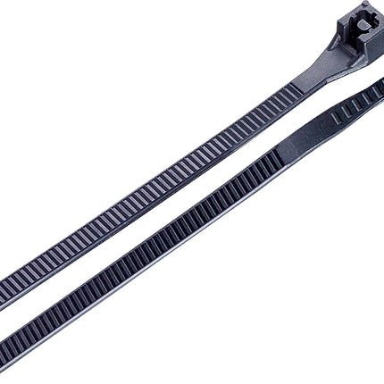 Gardner Bender 46-315UVB Cable Tie, Double-Lock Locking, 6/6 Nylon, Black :PK100: QUANTITY: 1