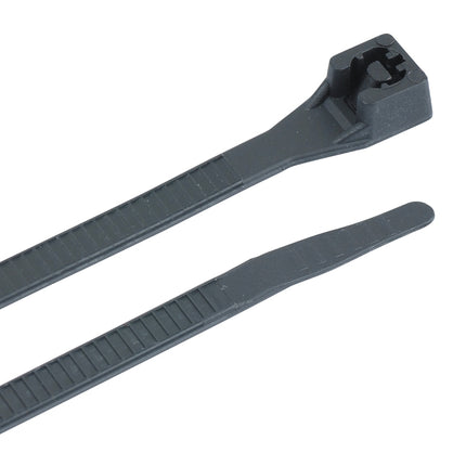 Gardner Bender 45-315UVB Cable Tie, Double-Lock Locking, 6/6 Nylon, Black :PK 8: QUANTITY: 1