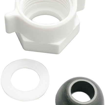 Plumb Pak PP23549 Ballcock Coupling Nut with Cone Washer, 5/8 in, Plastic :BAG: QUANTITY: 1