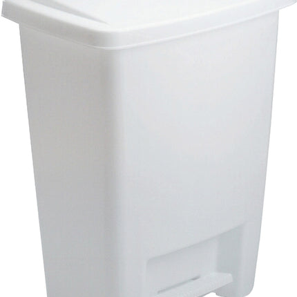 Rubbermaid FG284187WHT Waste Basket, 33 qt Capacity, Plastic, White, 19 in H :EA: QUANTITY: 1