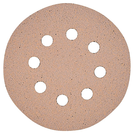 DeWALT DW4307 Sanding Disc, 5 in Dia, Coated, Aluminum Oxide Abrasive, Paper Backing, 8-Hole :CD 5: QUANTITY: 1