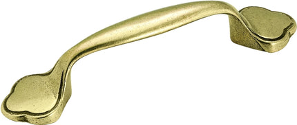 Amerock 253LB Cabinet Pull, 4-3/4 in L Handle, 1 in Projection, Zinc, Light Antique Brass :EA: QUANTITY: 1