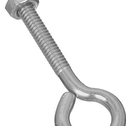 National Hardware N221-119 Eye Bolt, 1/4-20 Thread, 1-3/4 in L Thread, 0.56 in ID Dia Eye, 2.02 in L Shank, Steel, Zinc :EA: QUANTITY: 20