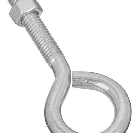 National Hardware N221-267 Eye Bolt, 3/8-16 Thread, 2 in L Thread, 1 in ID Dia Eye, 2.35 in L Shank, 160 lb Working Load :EA: QUANTITY: 10