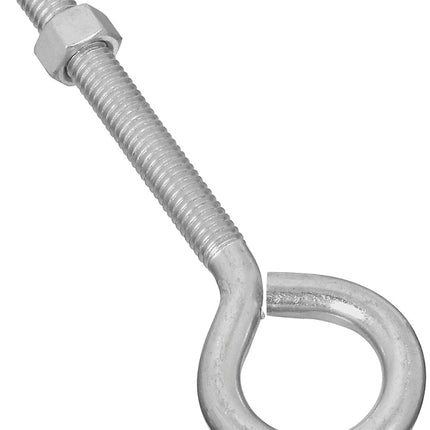 National Hardware N221-275 Heavy-Duty Eye Bolt, 3/8-16 Thread, 3 in L Thread, 1 in ID Dia Eye, 3.35 in L Shank, Steel :EA: QUANTITY: 10