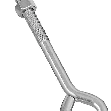 National Hardware N221-325 Eye Bolt, 1/2-13 Thread, 3-3/4 in L Thread, 1 in ID Dia Eye, 6.14 in L Shank, Steel, Zinc :EA: QUANTITY: 10