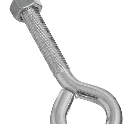 National Hardware N221-317 Eye Bolt, 1/2-13 Thread, 3-1/2 in L Thread, 1 in ID Dia Eye, 3.95 in L Shank, Steel, Zinc :EA: QUANTITY: 10