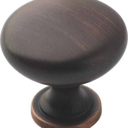 Amerock TEN53005ORB Cabinet Knob, 1-1/8 in Projection, Zinc, Oil-Rubbed Bronze :CD 10: QUANTITY: 1