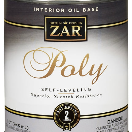 ZAR 32912 Polyurethane, Liquid, Clear, 1 qt, Can :QUART: QUANTITY: 1