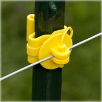 Zareba ITPLY-Z Pin-Lock T-Post Insulator, Yellow :BAG25: QUANTITY: 1