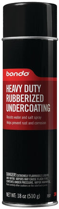 Bondo 737 Medium Rubberized Undercoat, 18 oz, Thick Liquid :EA: QUANTITY: 1