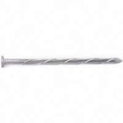 Orgill Bulk Nails 00033262 Log Spike Nail, Steel, Galvanized, Flat Head, Spiral Shank, 50 lb :BX: QUANTITY: 1