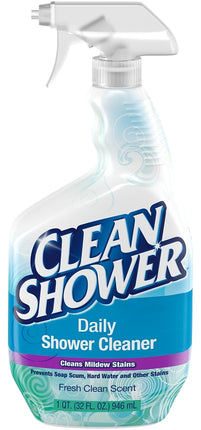 Clean Shower 00032 Shower Cleaner, 32 oz, Bottle, Liquid :EA: QUANTITY: 1