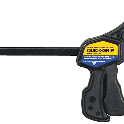 Irwin QUICK-GRIP 1964742/546 One-Handed Mini Bar Clamp, 150 lb, 6 in Max Opening Size, 2-7/16 in D Throat :EA: QUANTITY: 1