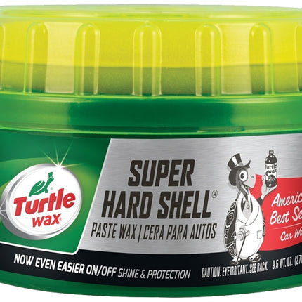 Turtle Wax SUPER HARD SHELL T223R Car Wax, 9.5 oz, Paste, Solvent :EA: QUANTITY: 1