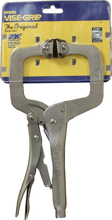 Irwin 20 C-Clamp, 1000 lb Clamping, 3-3/8 in Max Opening Size, 2-5/8 in D Throat, Steel Body :EA: QUANTITY: 1