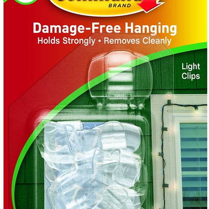 Command 17017CLR-AW Light Clip, Plastic, Clear :CD 16: QUANTITY: 1