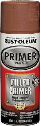 Rust-Oleum 249320 Spray Primer, Red, 11 oz, Can :CAN: QUANTITY: 1