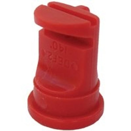 Valley Industries DF2.0-CSK Deflector Spray Tip, 140 deg, Red :EA: QUANTITY: 1