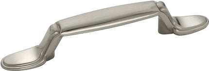 Amerock 1887668 Cabinet Pull, 5-1/6 in L Handle, 1 in H Handle, 15/16 in Projection, Zinc, Satin Nickel :CD 10: QUANTITY: 1