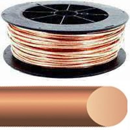 Southwire 8SOLX500BARE Bare Wire, Solid, 8 AWG Wire, 500 ft L, Copper Conductor :SPOOL: QUANTITY: 1