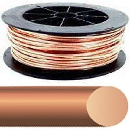 Southwire 6SOLX315BARE Bare Electrical Wire, Solid, 6 AWG Wire, 315 ft L, Copper Conductor :SPOOL: QUANTITY: 1