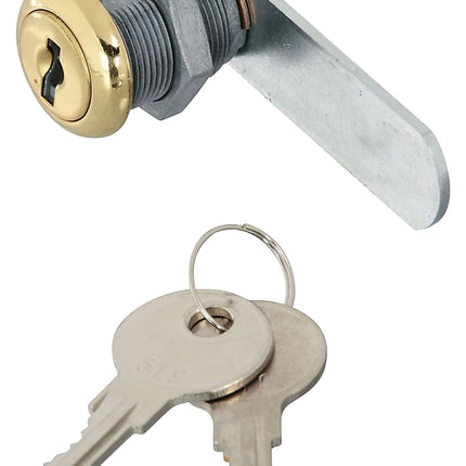 National Hardware V825 Series N239-160 Utility Lock, Keyed Lock, Steel/Zinc, Brass :CD: QUANTITY: 1