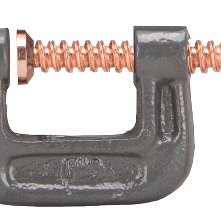 Vulcan JL27360 C-Clamp, 1 in Max Opening Size, 0.6 in D Throat, Steel Body, Gray Body :EA: QUANTITY: 1