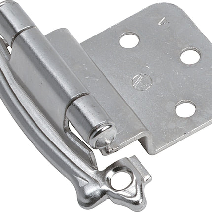 Amerock BPR3428G9 Cabinet Hinge, Sterling Nickel :PR: QUANTITY: 1