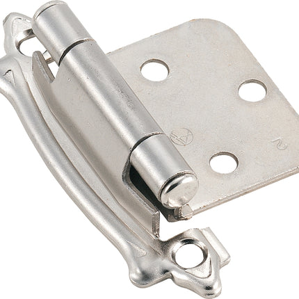 Amerock BPR7329G9 Cabinet Hinge, Sterling Nickel :PR: QUANTITY: 1