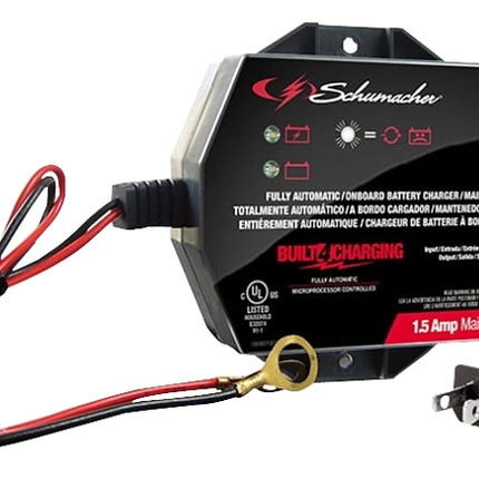 Schumacher SC1300 Battery Maintainer, 6/12 V Output, AGM Battery :EA: QUANTITY: 1