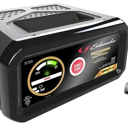 Schumacher SC1339 Battery Charger, 12 V Output, AGM Battery :EA: QUANTITY: 1