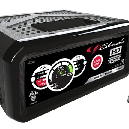 Schumacher SC1341 Battery Charger/Engine Starter, 12 V Output, AGM Battery :EA: QUANTITY: 1