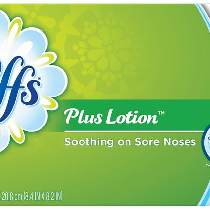 Puffs 39346 Facial Tissue, 8.4 in L, 8.2 in W, 2-Ply, Paper :EA: QUANTITY: 24