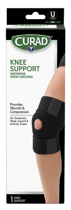 Curad ORT23260D Knee Support, 10-1/4 in L, Neoprene Bandage :CD 1: QUANTITY: 1