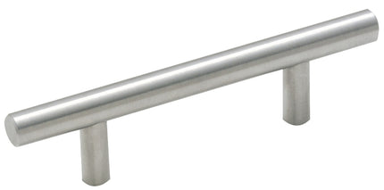 Amerock Bar Pulls Series 5PK19010CSG9 Cabinet Pull, 5-3/8 in L Handle, Carbon Steel, Sterling Nickel :PK5: QUANTITY: 1