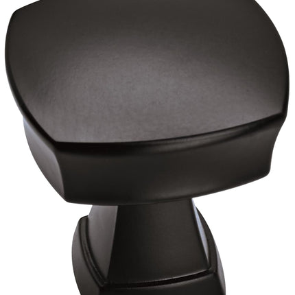 Amerock Allison Series BP11287FB Cabinet Knob, 1-1/4 in Projection, Zinc, Matte Black :EA: QUANTITY: 1