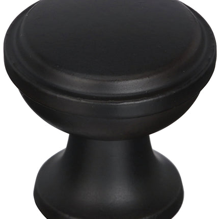 Amerock Westerly Series BP53718BBR Cabinet Knob, 1-3/16 in Projection, Zinc, Black Bronze :EA: QUANTITY: 1