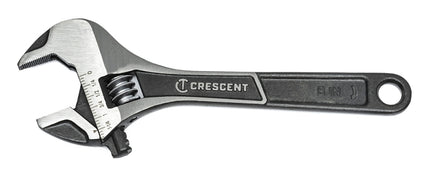 Crescent ATWJ28VS Adjustable Wrench, 8 in OAL, 1-1/8 in Jaw, Alloy Steel, Black Phosphate :CD: QUANTITY: 1