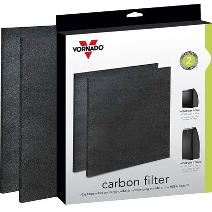 Vornado MD1-0023 Air Purifier Filter, Black, For: AC300, AC350, AC500, AC550 Air Purifier :EA: QUANTITY: 1