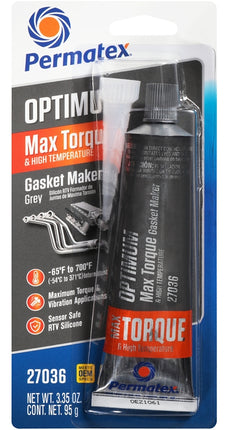 Permatex 27036 Gasket Maker, 3.35 oz Tube, Paste, Mild :CD: QUANTITY: 1